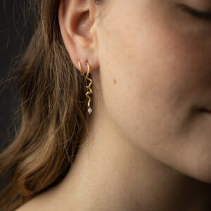 Scroll earrings